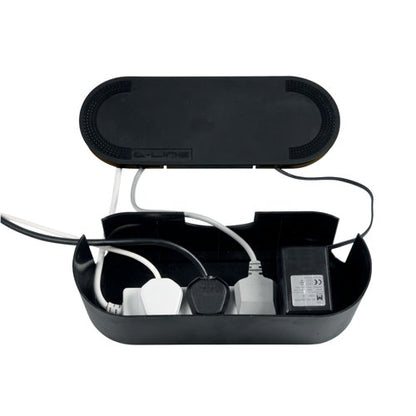 D-Line Cable Tidy Unit 340x120x115 Small Black EU/CTUSmlB/SW