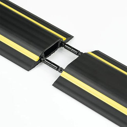 D-Line Black /Yellow Medium Hazard Duty Floor Cable Cover 9M FC83H/9M