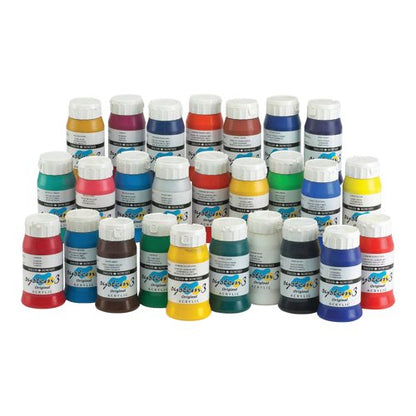 Daler-Rowney System 3 Acrylic Paint 500ml Emerald Green 005949