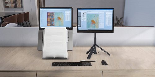 Standivarius X-Stand Portable Ergonomic Monitor/Tablet Stand ST-XSTDT-B