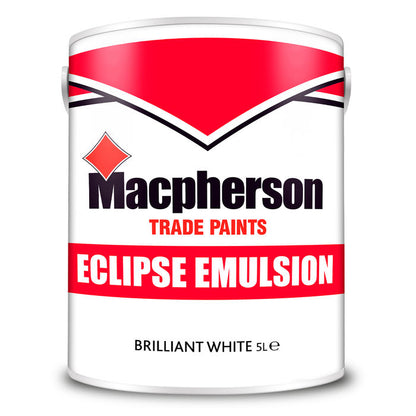Macpherson Eclipse Matt Emulsion Paint Brilliant White 5L