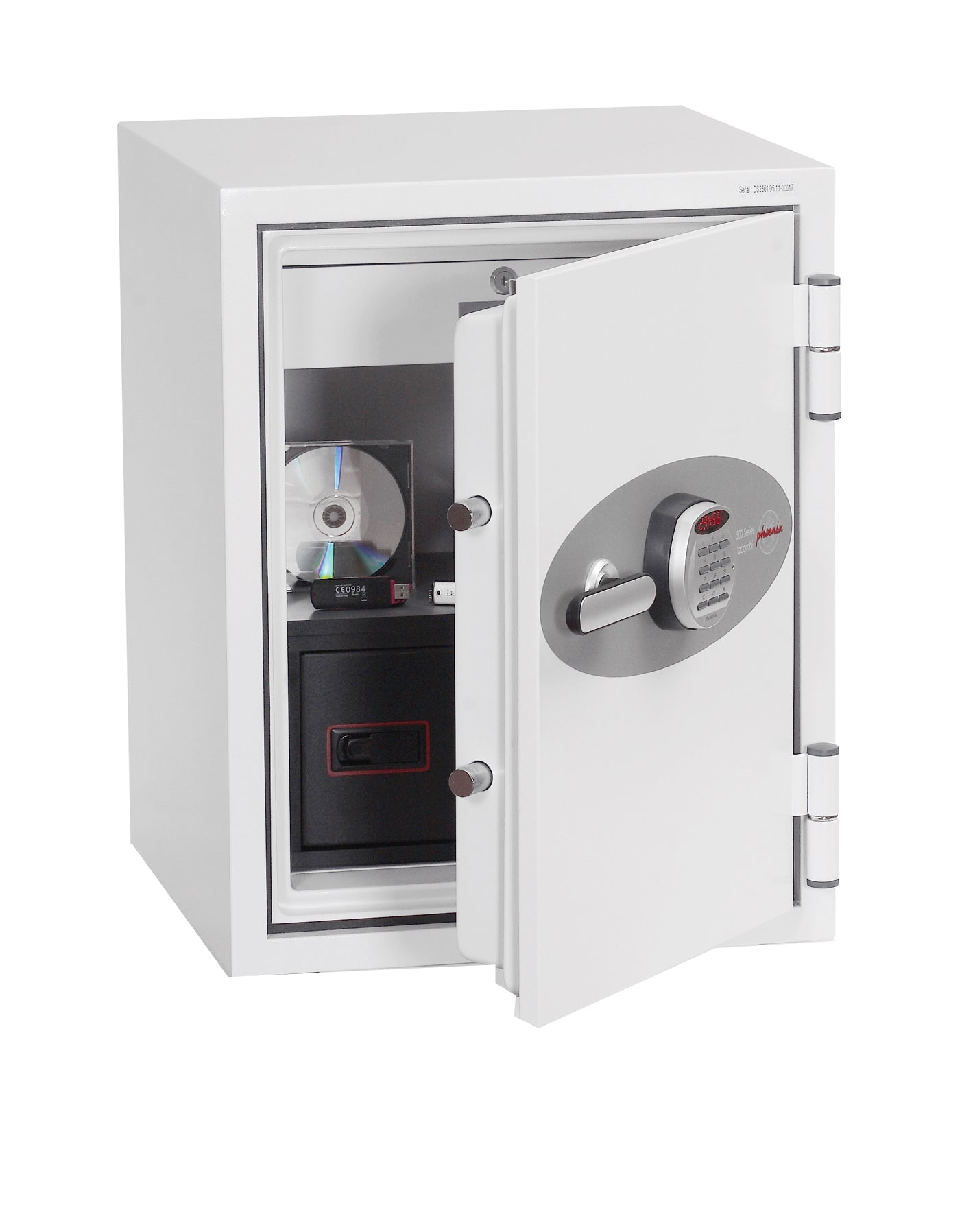 Phoenix Datacombi Size 1 Data Safe Electronic Lock White DS2501E