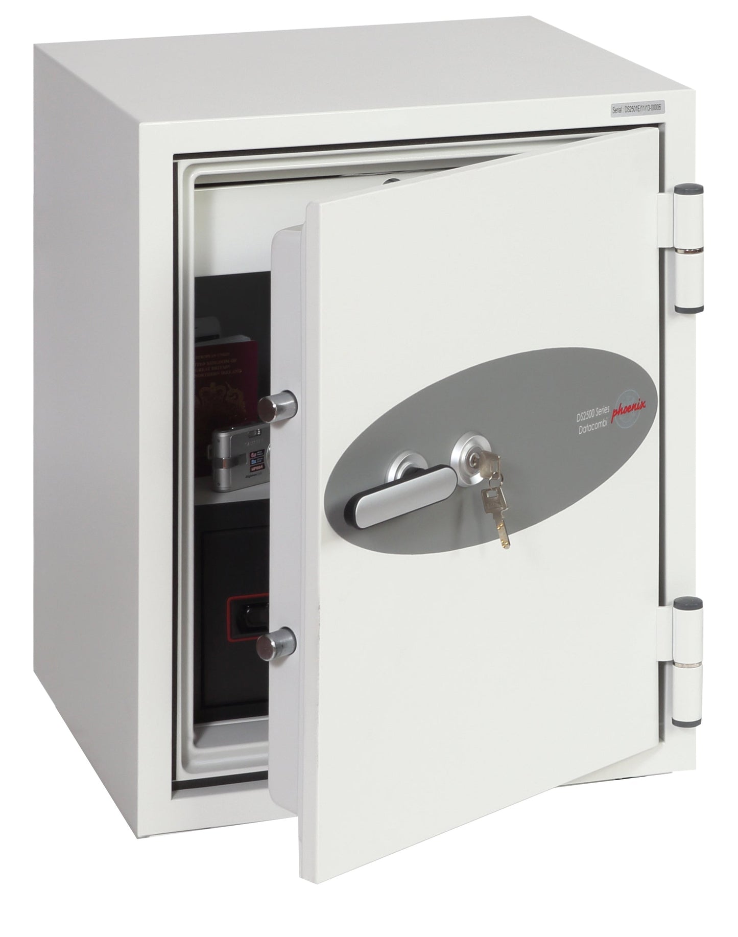 Phoenix Datacombi Size 1 Data Safe Key Lock White DS2501K