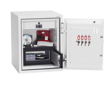 Phoenix Datacombi Size 1 Data Safe Key Lock White DS2501K