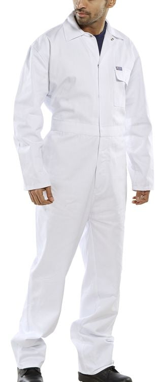 White Pre-Shrunk Boiler Suit  {All Sizes}