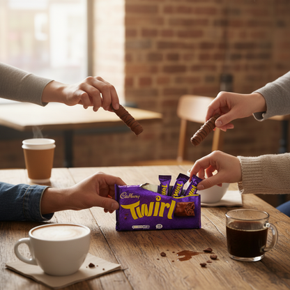 Cadbury Twirl 9 Multipack | 1 x 193.5g | 9 Bars