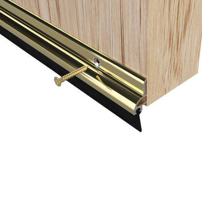 Door Brushstrip Draft Excluder 914mm Gold