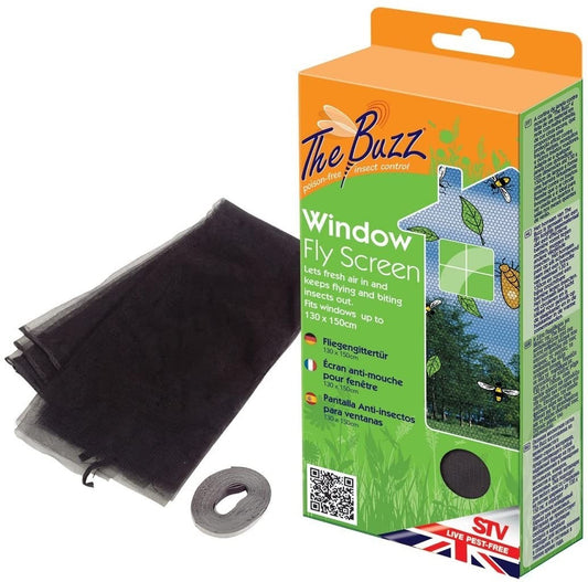 The Buzz Window Fly Screen 1.3x1.5m