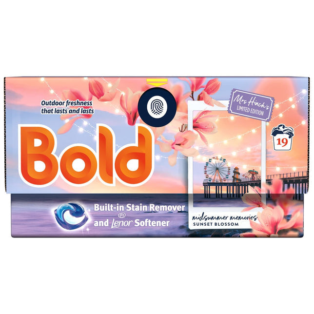 Bold Laundry Detergent Liquid Pod Midsummer Memories 19 Wash