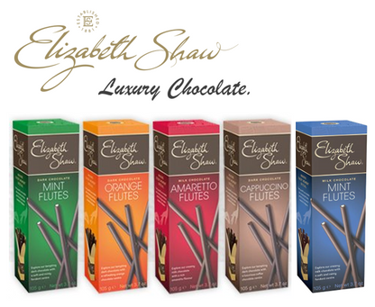 Elizabeth Shaw Dark Chocolate Orange Flutes 105g