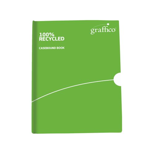 Graffico by 5 Star Recycled Casebound Notebook 160pg A4 EN08054