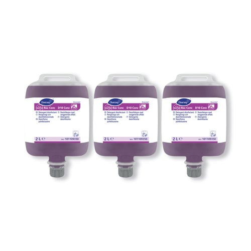 Suma Bac Conc D10 Concentrated Detergent Disinfectant 2L (Pack of 3) 101109350
