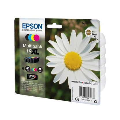 Epson 18XL Daisy Claria Home Ink Cartridge High Yield CMYK Multipack C13T18164012