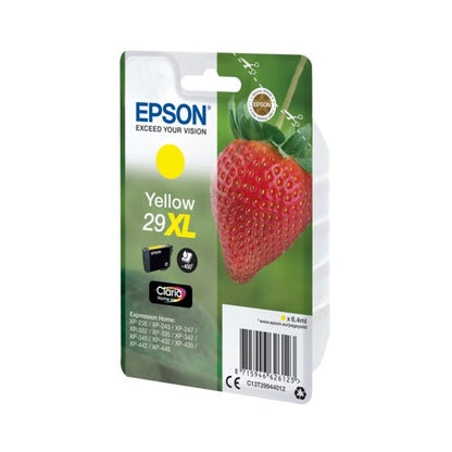 Epson 29XL Strawberry Claria Home Ink Cartridge High Yield Yellow C13T29944012