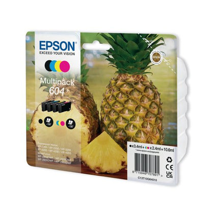 Epson 604 Pineapple Ink Cartridge CMYK Multipack C13T10G64010