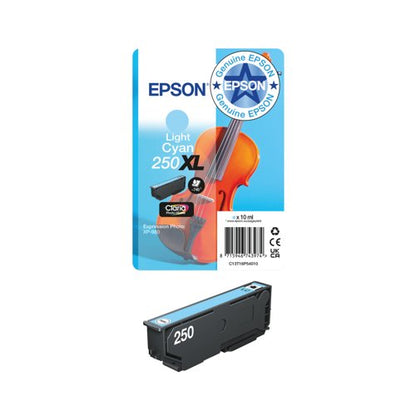 Epson 250 Violin Claria Photo HD Ink Cartridge Lt Magenta C13T16N64010
