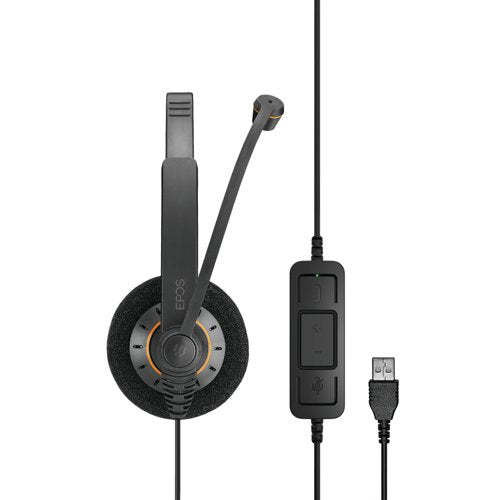 Epos Impact SC 60 USB ML Binaural Wired Headband Headset Black