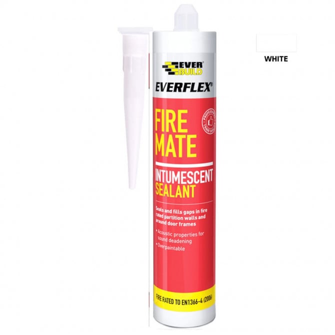 Everbuild Fire Mate White Intumescent 295ml
