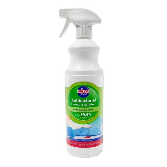 Nilco Antibacterial Cleaner & Sanitiser Multi-Surface Spray - 1L