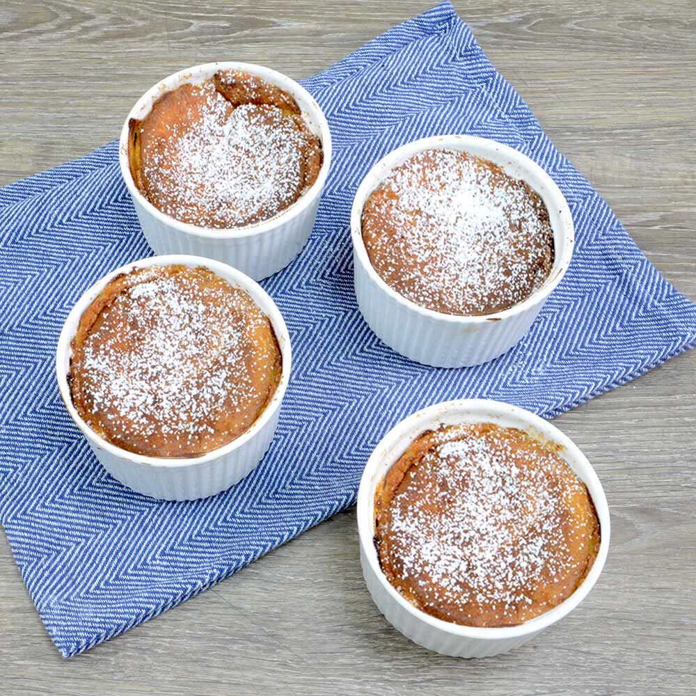 White Ceramic Ramekin Set 10cm/ 4"- Bake-It. {4 Pack}