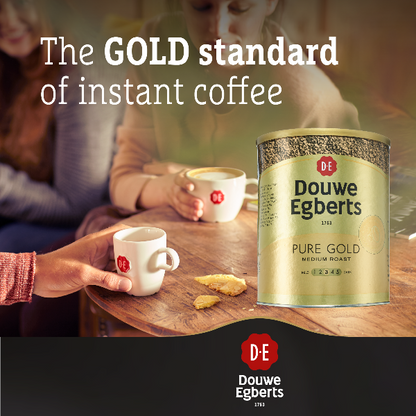 Douwe Egberts Pure Gold Instant Coffee 750g Tin - UK BUSINESS SUPPLIES
