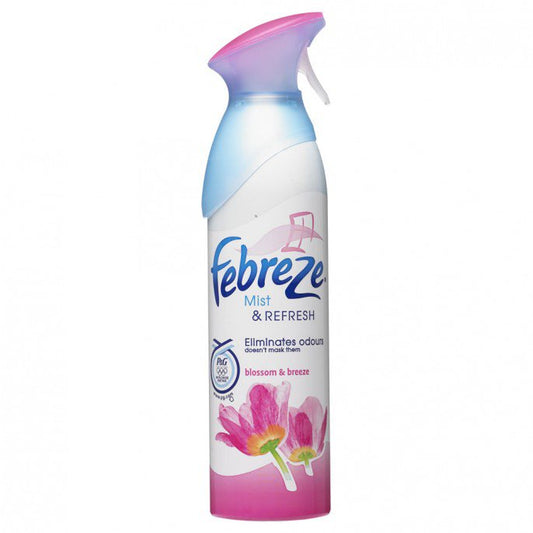 Febreze "Variety" Pack 12 x 185ml Cotton,Vanilla & Magnolia & Blossom Breeze