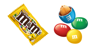 M&M Chocolate Peanuts 24 x 45g Bags