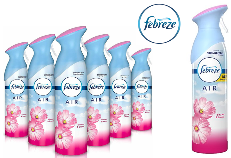 Febreze Blossom & Breeze Air Freshener 185ml (4 Pack Bundle)