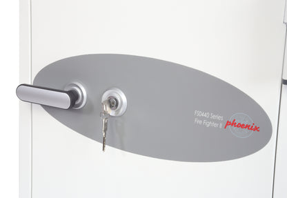 Phoenix Fire Fighter Size 1 Fire Safe Key Lock White FS0441K
