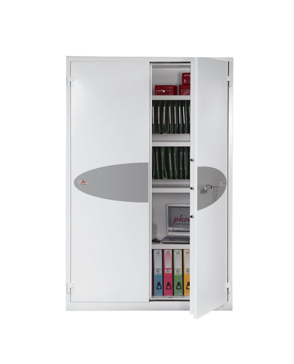 Phoenix Fire Ranger Size 4 Fire Safe Key Lock White FS1514K