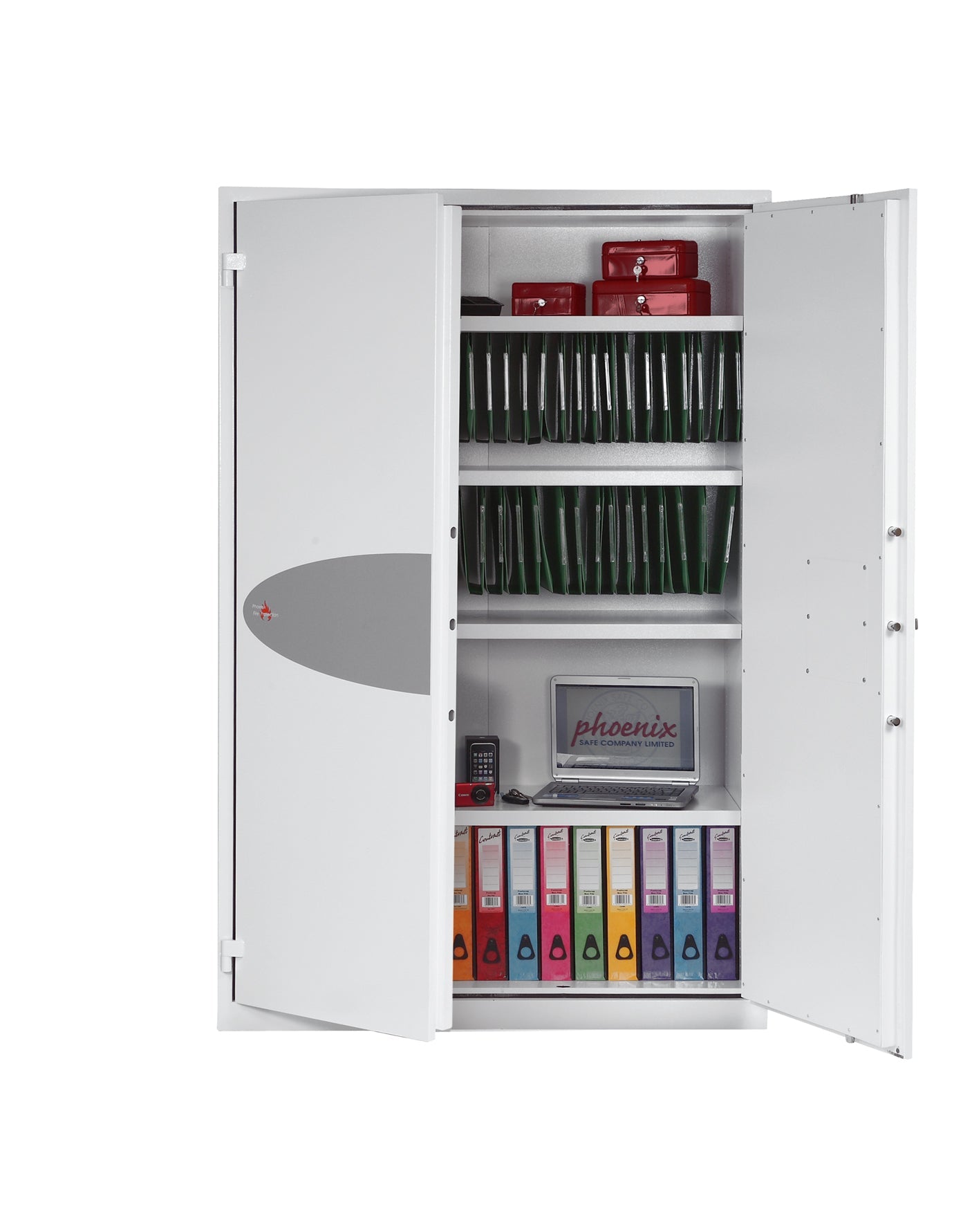 Phoenix Fire Ranger Size 4 Fire Safe Key Lock White FS1514K