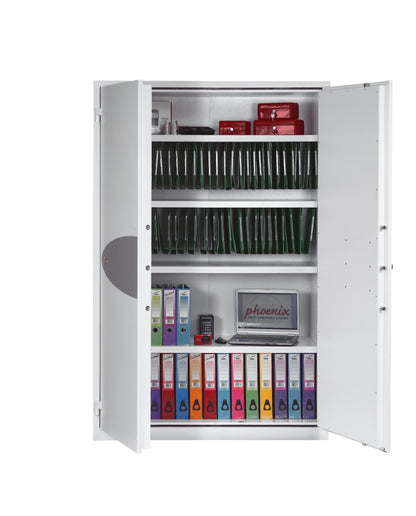 Phoenix Fire Ranger Size 4 Fire Safe Key Lock White FS1514K