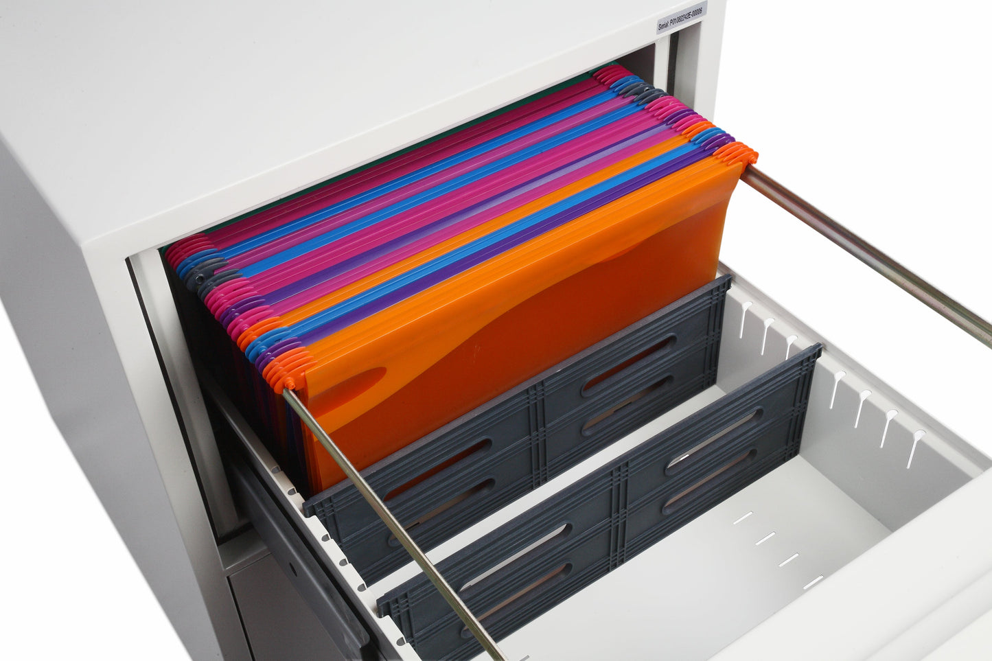 Phoenix Vertical Fire File 2 Drawer Filing Cabinet Elecronic Lock White FS2252E