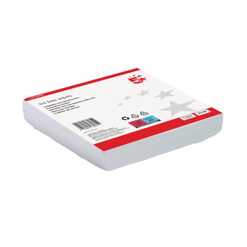 5 Star Lint Free Wipes 200x200mm (Pack of 100) 668031