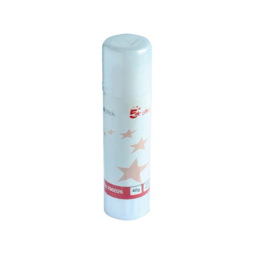 5 Star Glue Stick Solid Large 40g (Pack of 100) FS668944