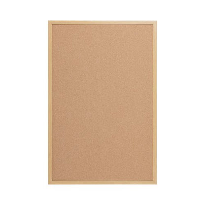 5 Star Cork Noticeboard Oak Effect Frame 1200x900mm FS669042
