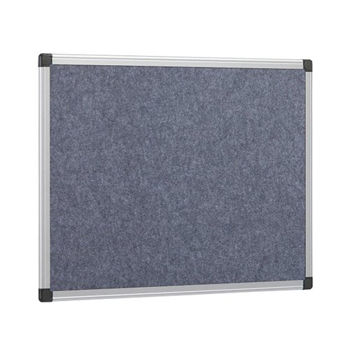5 Star Fire Retardant Noticeboard 1800x1200mm Grey FS669104