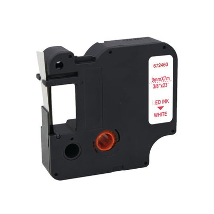 Five Star Non-OEM Replacement for Dymo 40915 Red on White 9mm x 7m FS672460