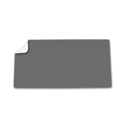 5 Star Double Sided Heat-Resistant Desk Mat 800x400mm Faux Leather Grey/White
