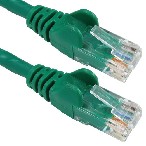 5 Star Cat6 LSOH Patch Cable Moulded 1m Green FS686782