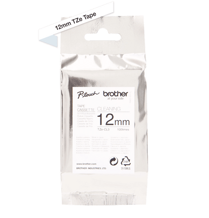 Brother PTouch Head Cleaning Tape 12mm - TZECL3