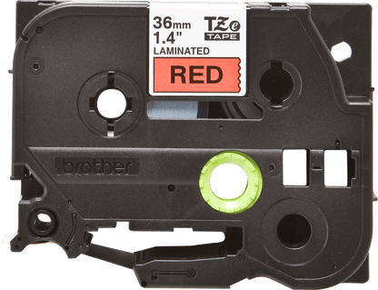 Brother Black On Red Label Tape 36mm x 8m - TZE461