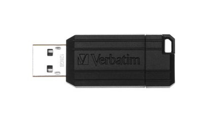 Verbatim Store N Go Pinstripe USB 2.0 Drive 128Gb Black 49071
