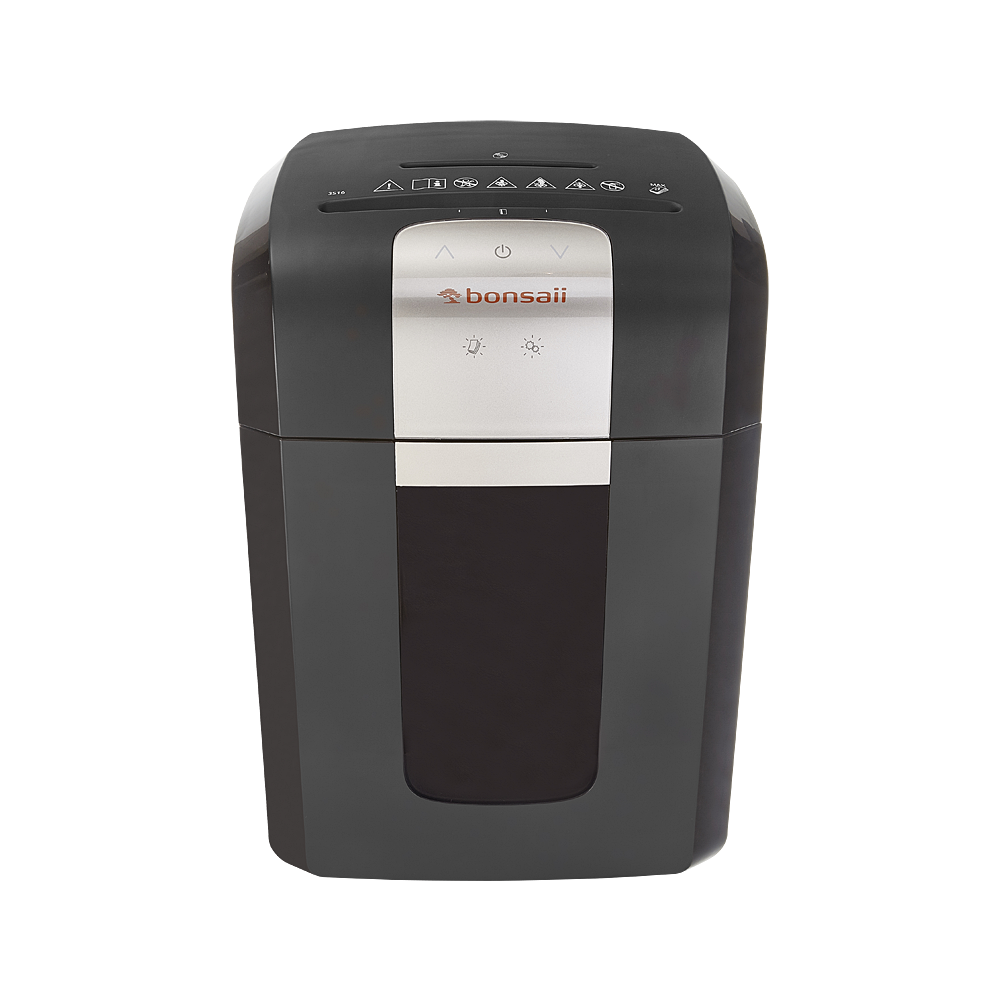Bonsaii 3S16 Cross Cut Shredder 16 Litre 12 Sheet Black - 50010