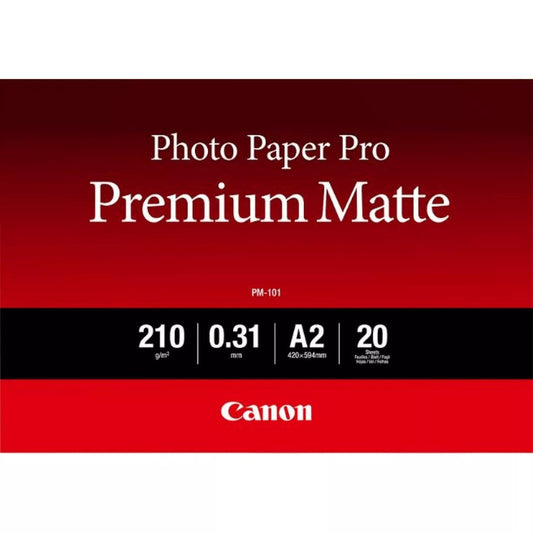 Canon PM-101 A2 Matte White Photo Paper - 8657B017