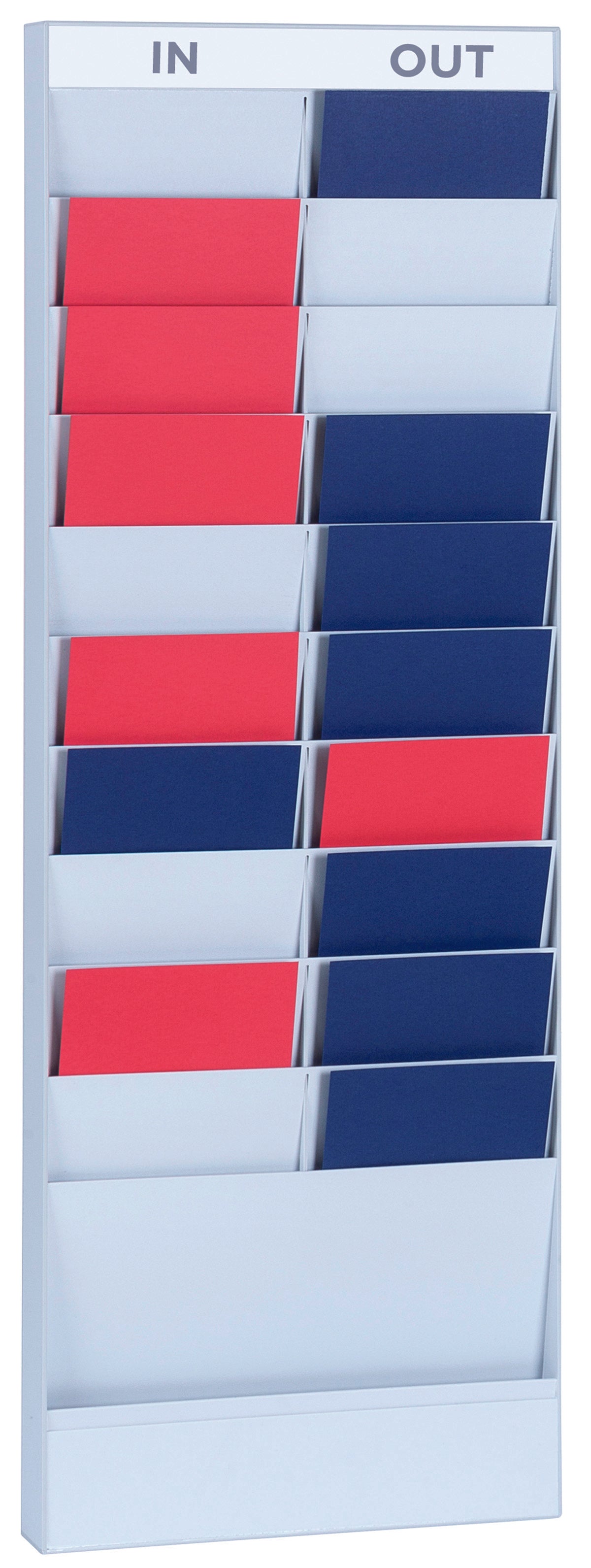 Fast Paper Document Planner Add-On 20 Compartment A4 Grey - FPS20A402