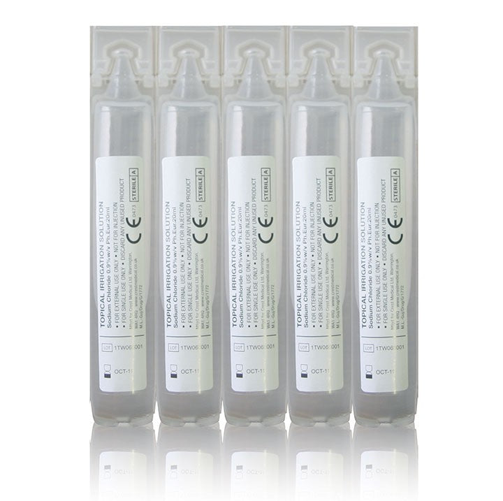 Blue Dot Sterile Eye Wash Pods 20ml (Pack 25) - 1047207