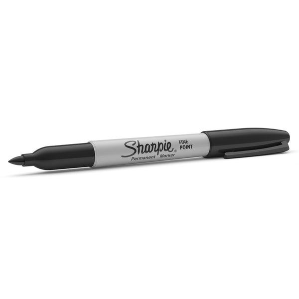 Sharpie Permanent Marker Fine Tip 0.9mm Line Black (Pack 36) - 2025040