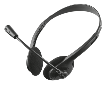 Trust Primo Chat Headset for PC and laptop (Remote inline volume control for speakers) 21665