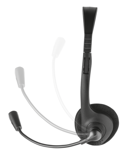 Trust Primo Chat Headset for PC and laptop (Remote inline volume control for speakers) 21665